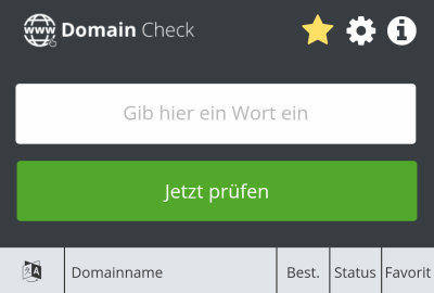 DE-Domaincheck-Start DE-Domaincheck-Start