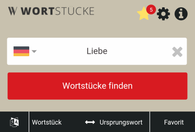 DE-Wortst cke-Start-Ergebnisse DE-Wortst cke-Start-Ergebnisse